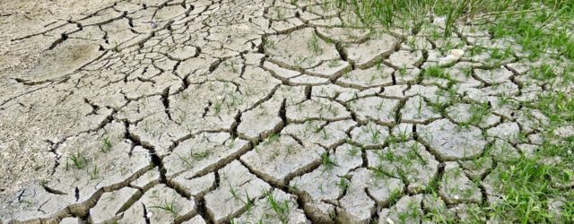 Terre craquelée illustrant le réchauffement climatique